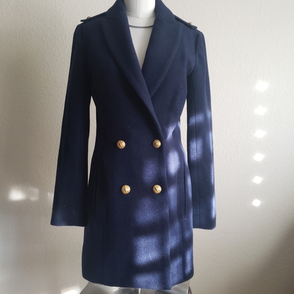 L'AGENCE Emmi Peacoat Wool Coat 0 - Picture 13 of 13